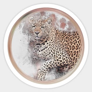 Leopard Panther Wild Animal Safari Africa Jungle Sticker